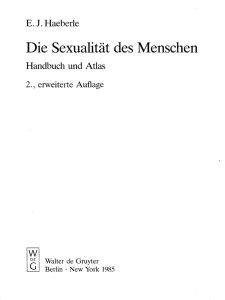 Die Sexualität des Menschen