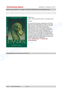 Eragon - Das Erbe der Macht, Band 4 von Christopher Paolini