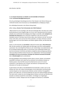 Stellungnahme / PDF, 106 KB - Österreichisches Parlament