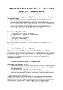 GEBRAUCHSINFORMATION: INFORMATION FÜR ANWENDER