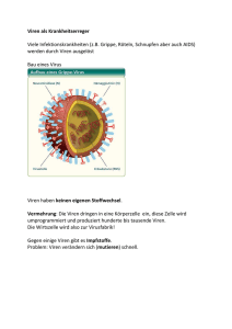 Viren als Krankheitserreger