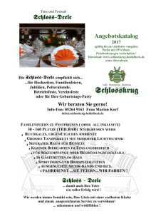 Unser Feier-u. Hochzeitskatalog