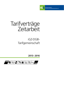 IGZ-Tarif - Actio Service GmbH