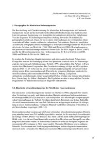 5. Petrographie der klastischen Sedimentgesteine