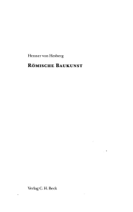 Henner von Hesberg RÖMISCHE BAUKUNST Verlag C. H. Beck