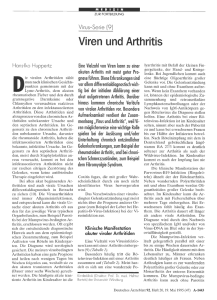 Viren und Arthritis - Deutsches Ärzteblatt