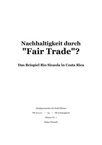 "Fair Trade"? - Rainer Wermelt