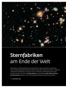 Sternfabriken am Ende der Welt - Max-Planck