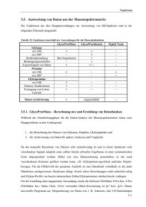 Biochemische Modifikation von Glykan-Strukturen - diss.fu