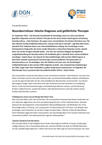 Pressemitteilung als PDF - Deutsche Gesellschaft für Neurologie