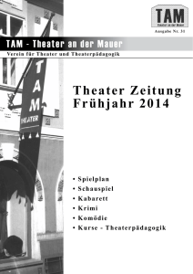 Theater Zeitung Frühjahr 2014