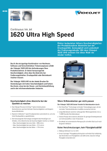 Flyer Videojet 1620UHS