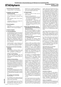 Finasterid STADA 5 mg Filmtabletten - SRZ