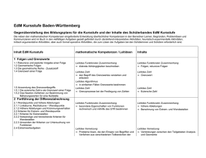 EdM Kursstufe Baden-Württemberg - Schulbuchzentrum