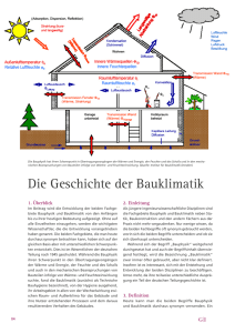 Die Geschichte der Bauklimatik