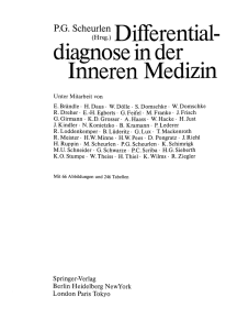 (Hrsg.) Differential- diagnose in der Inneren Medizin