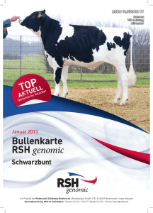 Bullenkarte RSH genomic