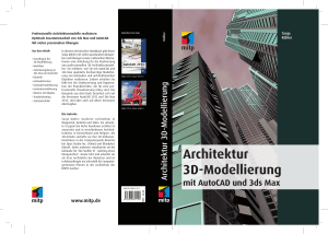 Architektur 3D-Modellierung mit AutoCAD und 3ds Max