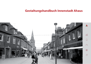Gestaltungshandbuch Innenstadt Ahaus
