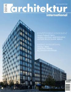 Architektur International 01/2014