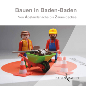 Bauen in Baden
