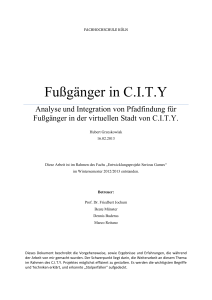 Fußgänger in C.I.T.Y