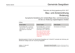 Gemeinde Seegr&auml;ben Bau- und Zonenordnung &Auml;nderung