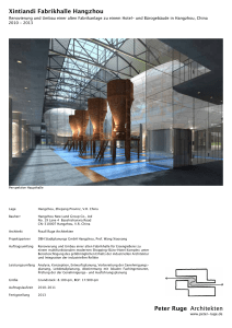 Peter Ruge Architekten Xintiandi Fabrikhalle Hangzhou