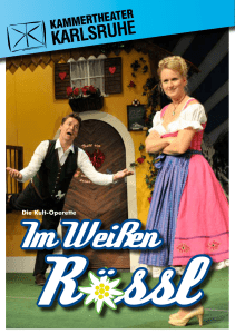 Die Kult-Operette - Kammertheater Karlsruhe