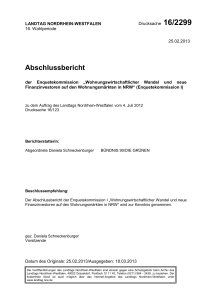 Abschlussbericht - Landtag NRW