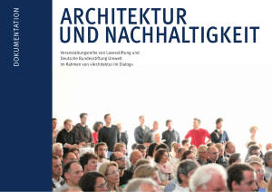 DOKU ME NTA T ION - Architektenkammer Niedersachsen