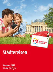 ITS - St&auml;dtereisen - 2013/2014
