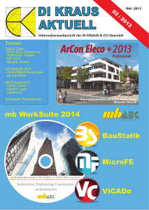 BauStatik MicroFE ViCADo mb WorkSuite 2014