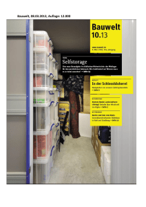 Bauwelt, 08.03.2013, Auflage: 12.000