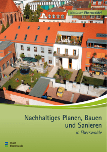 Nachhaltiges Planen, Bauen und Sanieren in