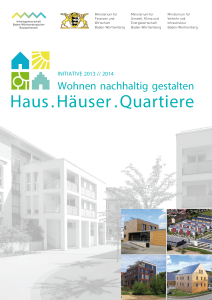 Haus . H&auml;user . Quartiere - Arbeitsgemeinschaft Baden