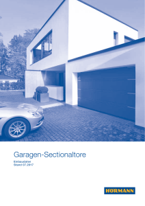 Garagen-Sectionaltore