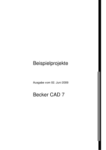 Beispielprojekte Becker CAD 7