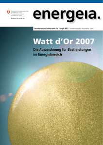 Watt d`Or 2007 - Alpen