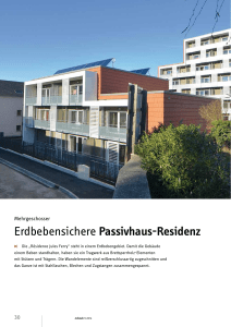 Erdbebensichere Passivhaus-Residenz