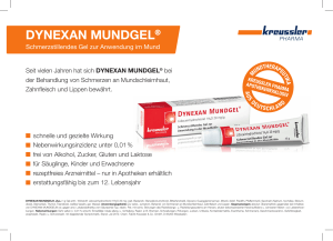 DYNEXAN MUNDGELe - Kreussler Pharma