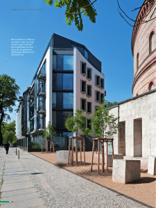 Beim modernen Lofthouse aus Beton, Stahl und Glas in Berlin greift