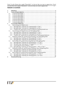 3.3 F&uuml;hrungsverhalten der geschlossenen Regelung mit