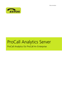 ProCall Analytics Server