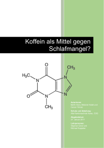 Koffein als Mittel gegen Schlafmangel?