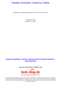 Fassaden: Konstruktion - Beck-Shop