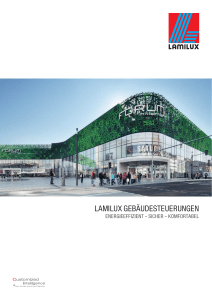 Broschüre LAMILUX Gebäudesteuerungen