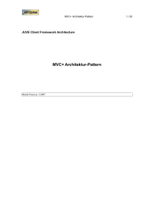 MVC+ Architektur-Pattern