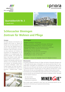 Schlossacker Binningen Zentrum für Wohnen und Pflege