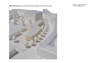 Entwurf Neubau der Regionalstelle Mittelfranken
